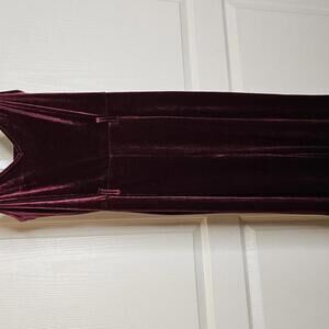 Forever 21 Burgundy Velvet Jumper